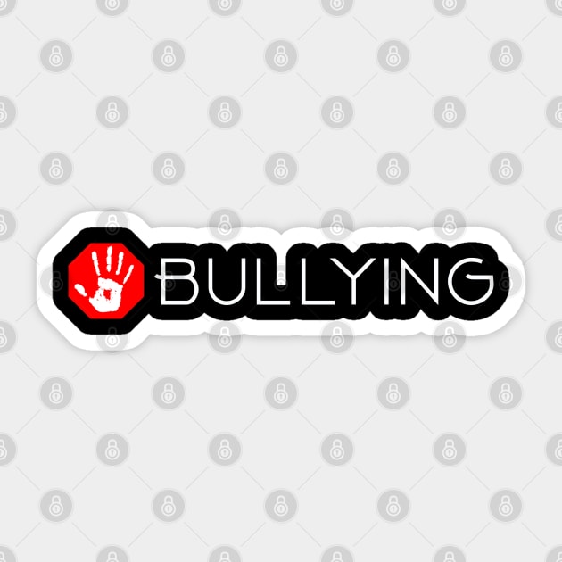 Stop Bullying Sticker by vestiart